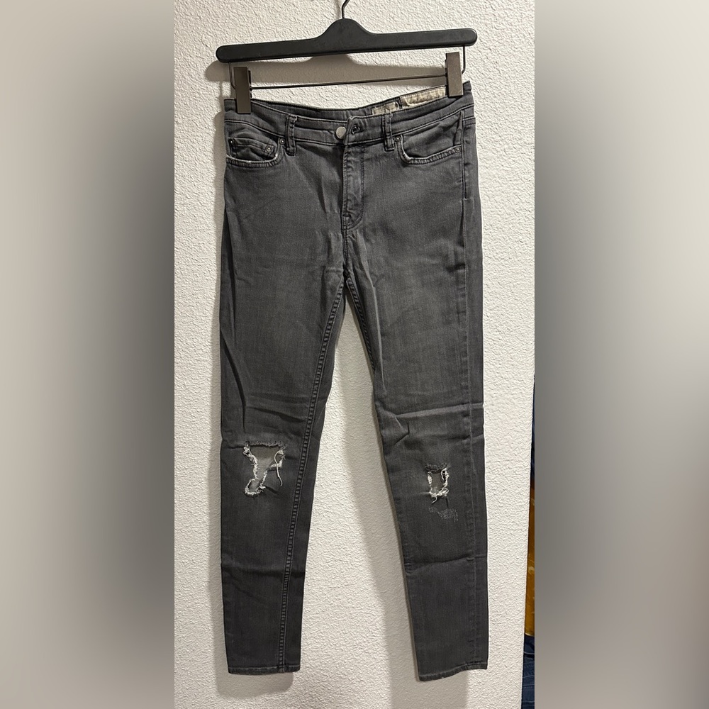 All Saints Mast Low Rise Skinny Jeans